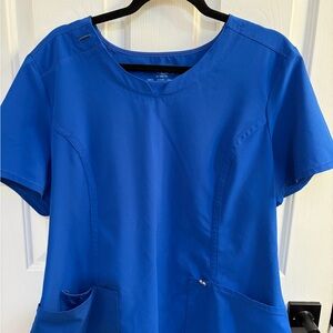 Classic Blue Short Sleeve Women's Top